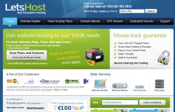 The LetsHost website from many years ago